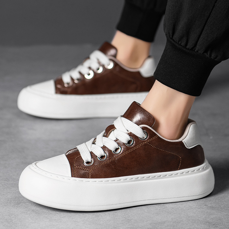 Vyriniai laisvalaikio batai su apvaliu priekis, viršus: super fiber, žemas kulnas 1–3 cm, padas: guma ir plastikas