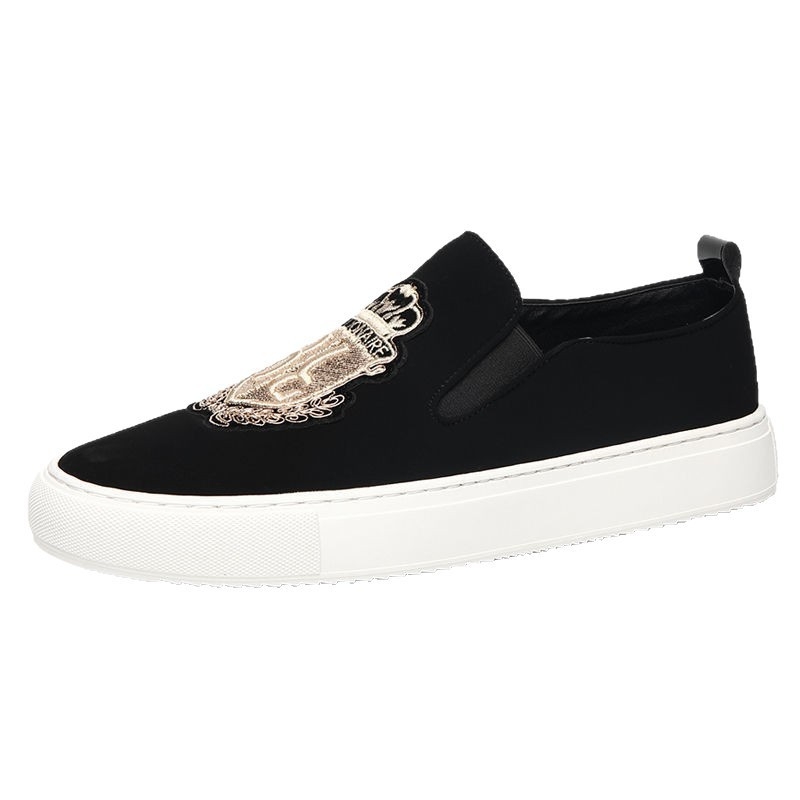 Férfiak mindennapi slip-on cipő, poliészter felsőréteg, könnyű felhúzás, tavasz 2025