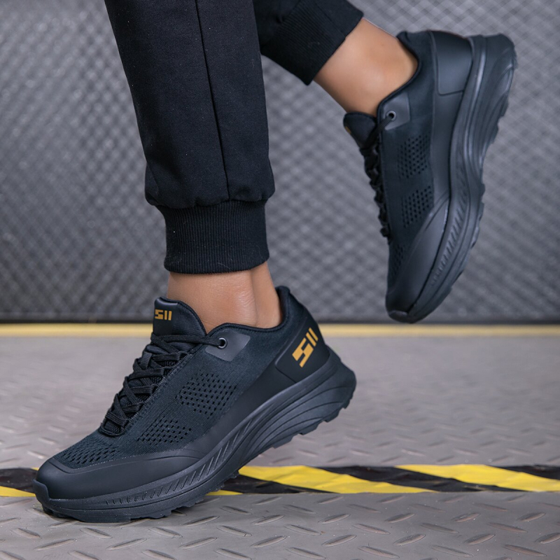 Ārējās anti-slīdēšanas kurpes, elpojošs PU augšējais apvalks, gumijas zole, priekšējais šņorējums