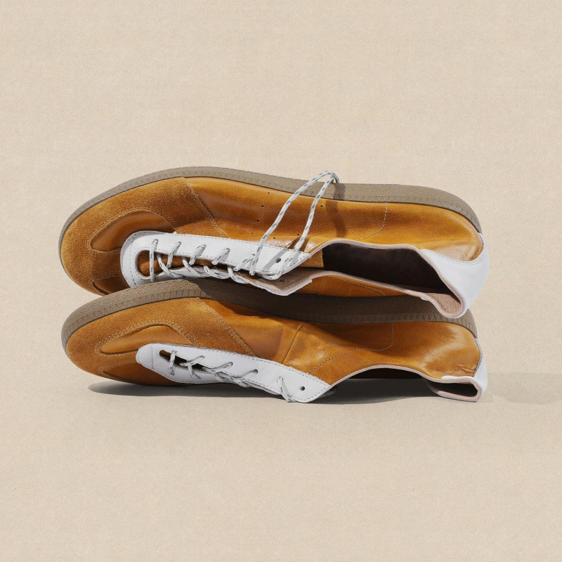 Vyrų etninio stiliaus kasdieniai odiniai boat shoes - mikropluošto oda, apvali nosis, aukštas viršus, raišteliai