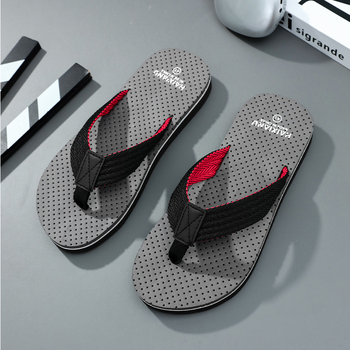 Мъжки джапанки - плажни, отворен пръст (PVC горна част; PVC подметка; лесно обуване)