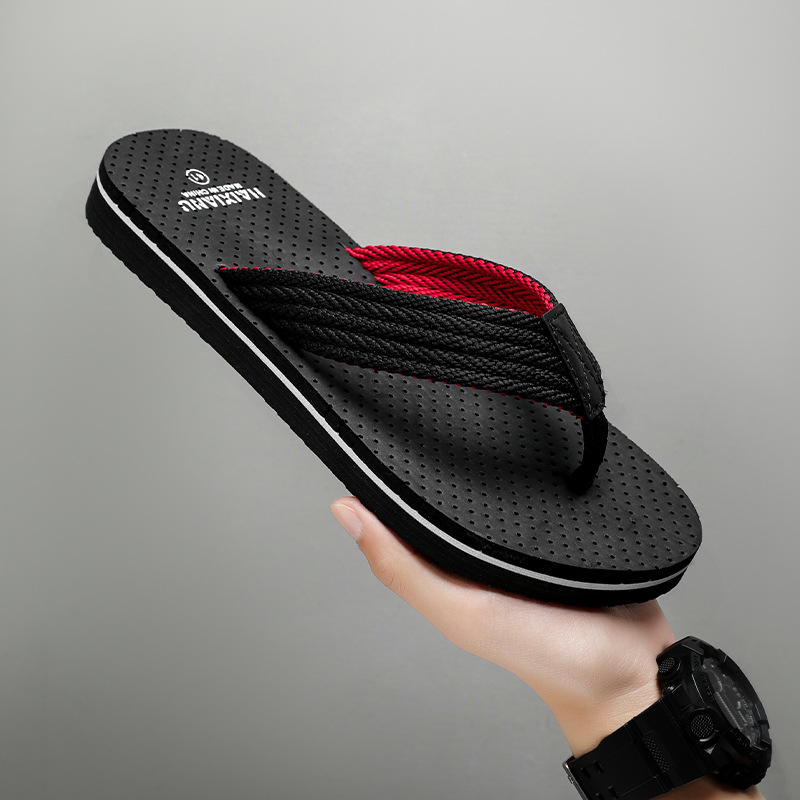 Мъжки джапанки - плажни, отворен пръст (PVC горна част; PVC подметка; лесно обуване)