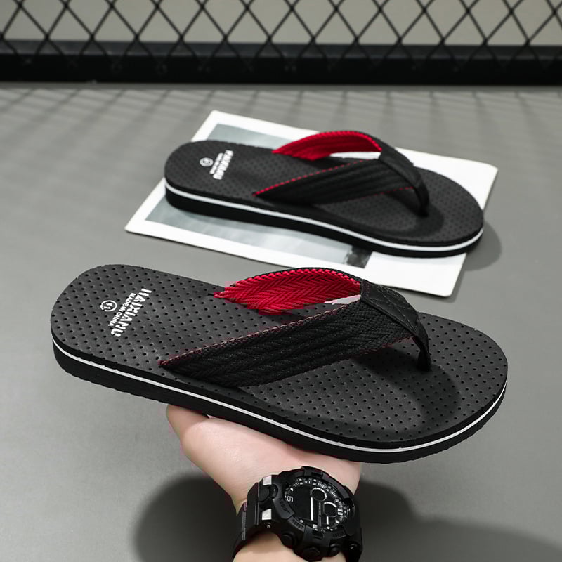 Мъжки джапанки - плажни, отворен пръст (PVC горна част; PVC подметка; лесно обуване)