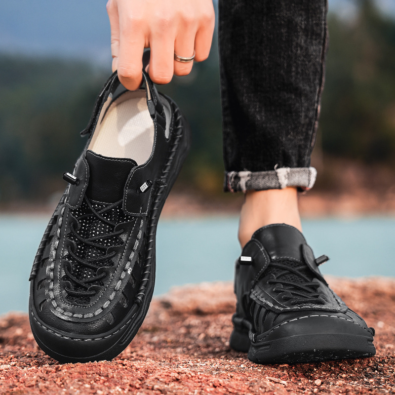 Ανδρικά χειμερινά παπούτια οδήγησης με επένδυση φλίς και μαλακή σόλα, άνω Crosyile ρητίνη, σόλα από αλουμινένια πλάκα, για εργασία και εξάσκηση οδήγησης