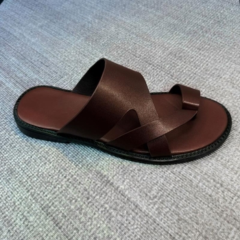 Ανδρικά casual slip-on σανδάλια, διαπνέον συνθετικό επάνω μέρος, σόλα από κάνναβη πλεγτή, επίπεδη σόλα, άνοιξη 2024