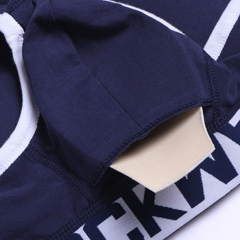 Ανδρικά briefs με μπροστινή και πίσω κούπα για ανύψωση γλουτών, με αποσπώμενο αφρώδες ένθετο, αναπνεόμενο βαμβακερό ύφασμα 40s, πλεκτή κατασκευή