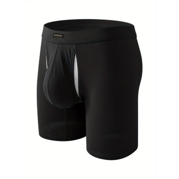 Vīriešu neilona bokseršorti ar mežģīņu pārklājumu, kokvilnas oderde un anti-rolling jostu – tradicionālais stils