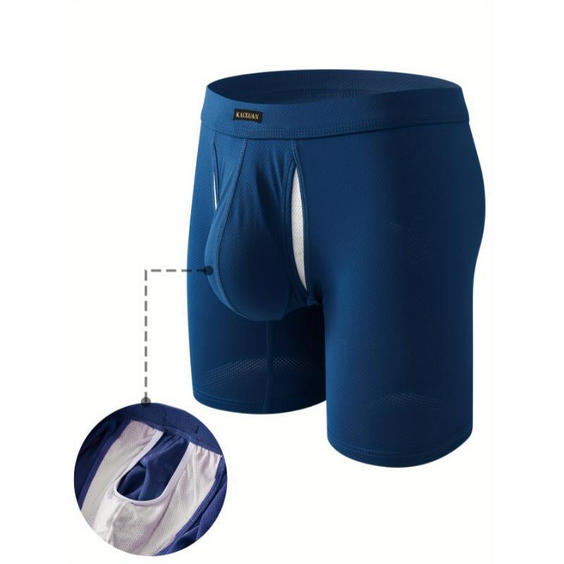 Vīriešu neilona bokseršorti ar mežģīņu pārklājumu, kokvilnas oderde un anti-rolling jostu – tradicionālais stils