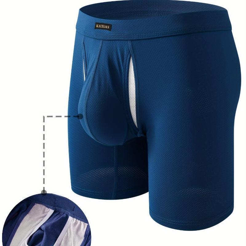 Vīriešu neilona bokseršorti ar mežģīņu pārklājumu, kokvilnas oderde un anti-rolling jostu – tradicionālais stils