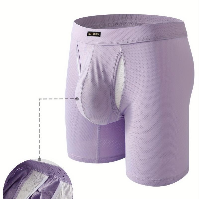 Vīriešu neilona bokseršorti ar mežģīņu pārklājumu, kokvilnas oderde un anti-rolling jostu – tradicionālais stils