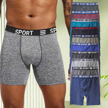 Vīriešu vidēja josta bokseršorti ar elpojošu kokvilnas adījumu, 95–100% kokvilna, vissezonu