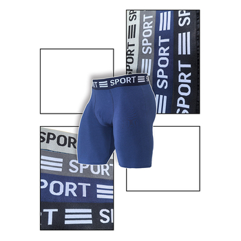 Ανδρικά μποξέρ μέσης, αναπνεόμενα βαμβακερά, πλεκτό ύφασμα, 95–100% βαμβάκι, για όλο το χρόνο