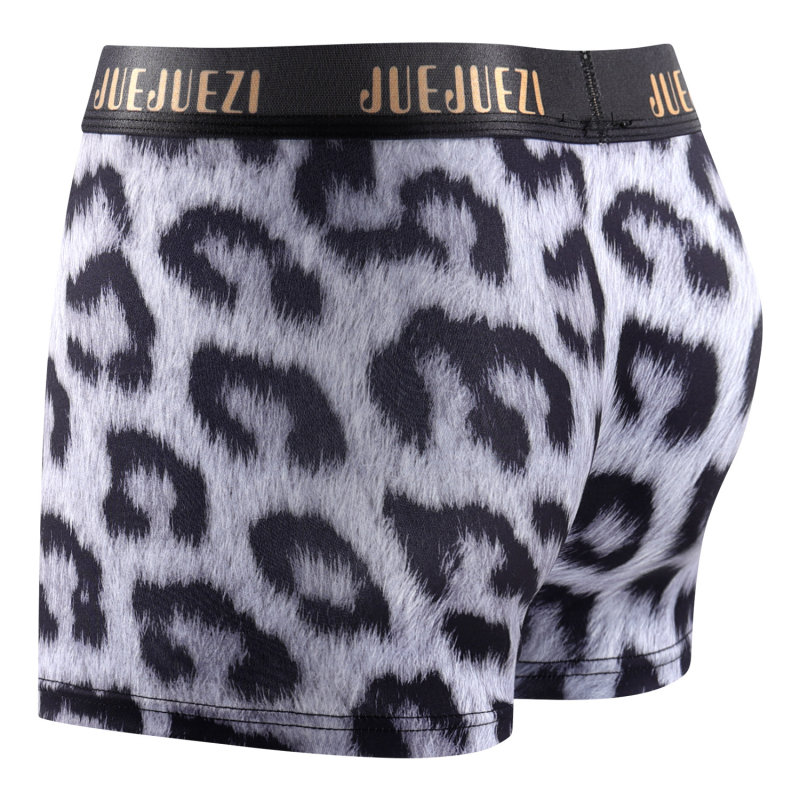 Férfi boxeralsó 5 darabos készlet, Geometriai minta, Puha, lélegző Milk Silk anyag, Középső derék, 95–100% poliészter