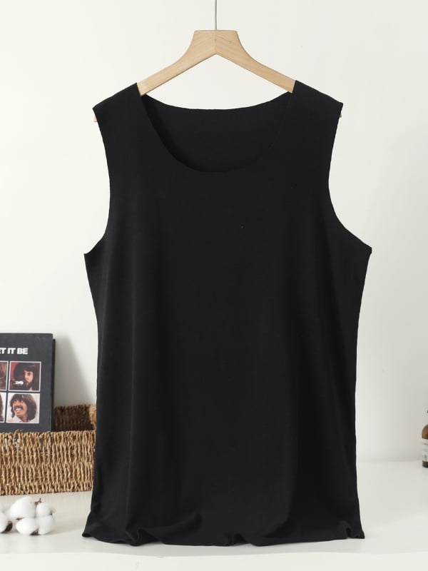 Vyrų šilta pagrindinio sluoksnio liemenė be rankovių, poliesterio pluoštas, fleece pamušalas, apvali kaklo, puloverio stilius, 251–300 g/m²