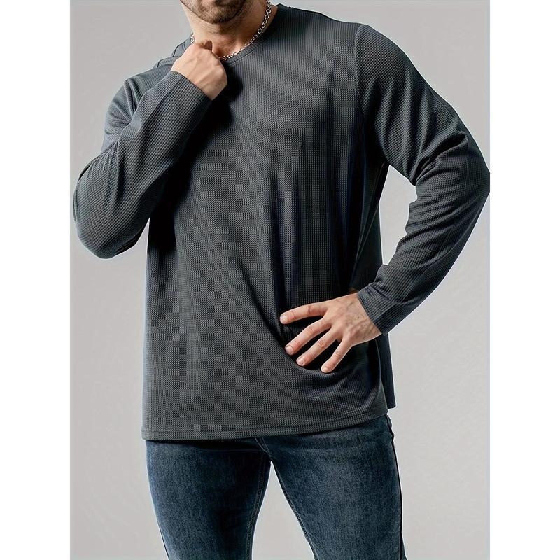Vīriešu brīvās piegriezums džemperis ar apaļu kakla izgriezumu, bieza adījums, Modal ar trušu kažoku