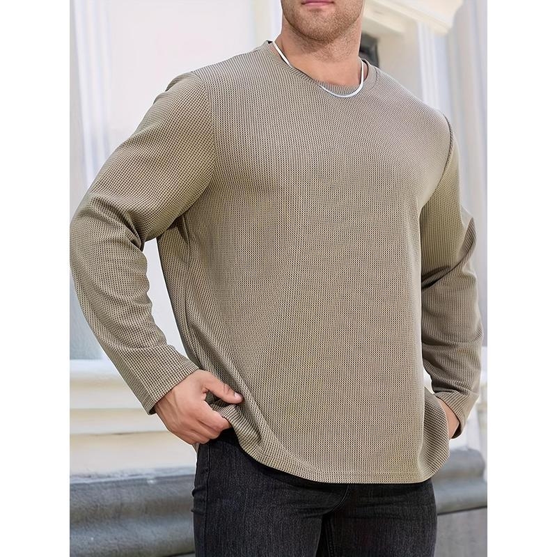 Vīriešu brīvās piegriezums džemperis ar apaļu kakla izgriezumu, bieza adījums, Modal ar trušu kažoku