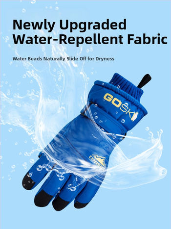 Slidinėjimo pirštinės vyrams, moterims ir vaikams – fliso pamušalas, storesnės, poliesteris, Prekės kodas 54741