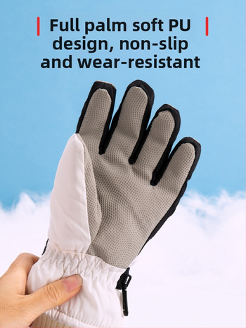 Slidinėjimo pirštinės vyrams, moterims ir vaikams – fliso pamušalas, storesnės, poliesteris, Prekės kodas 54741