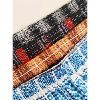 Ανδρικά boxer briefs, χαλαρή εφαρμογή με ευρύ λάστιχο μέσης, Υλικό PP, Κωδικός: jd601101831991389