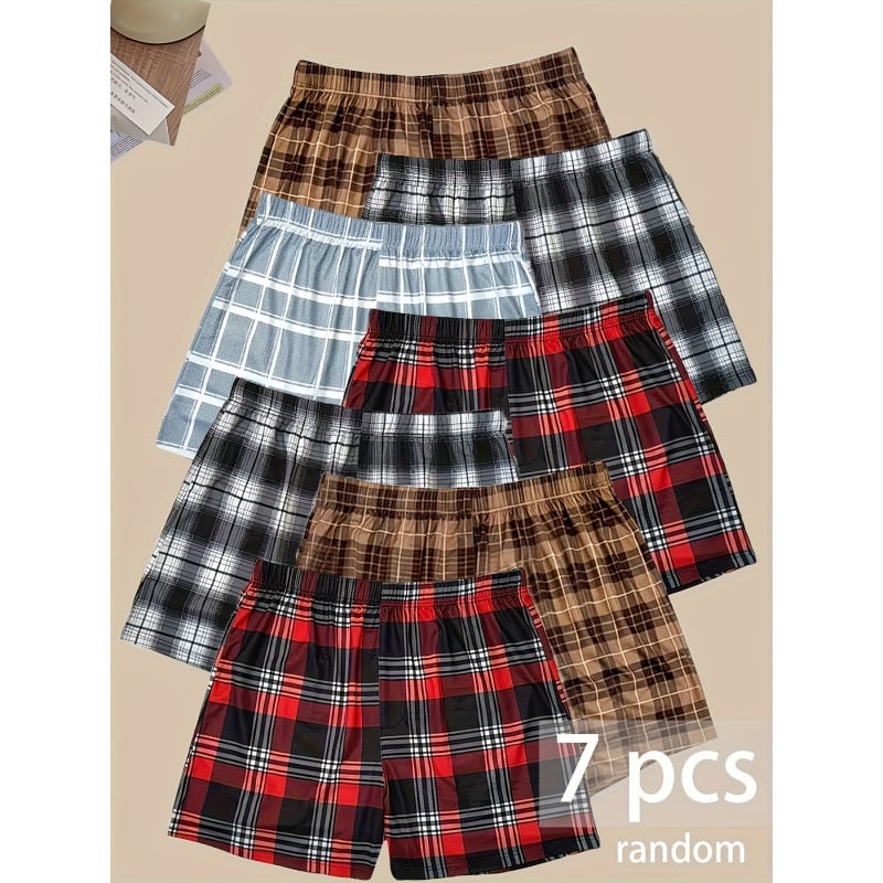 Férfi kockás boxer — Fő anyag: 100% akril, ágyékbélés 100% pamut, alacsony derekú, anyag: Mitsubishi Meiyabi Bi, tavasz