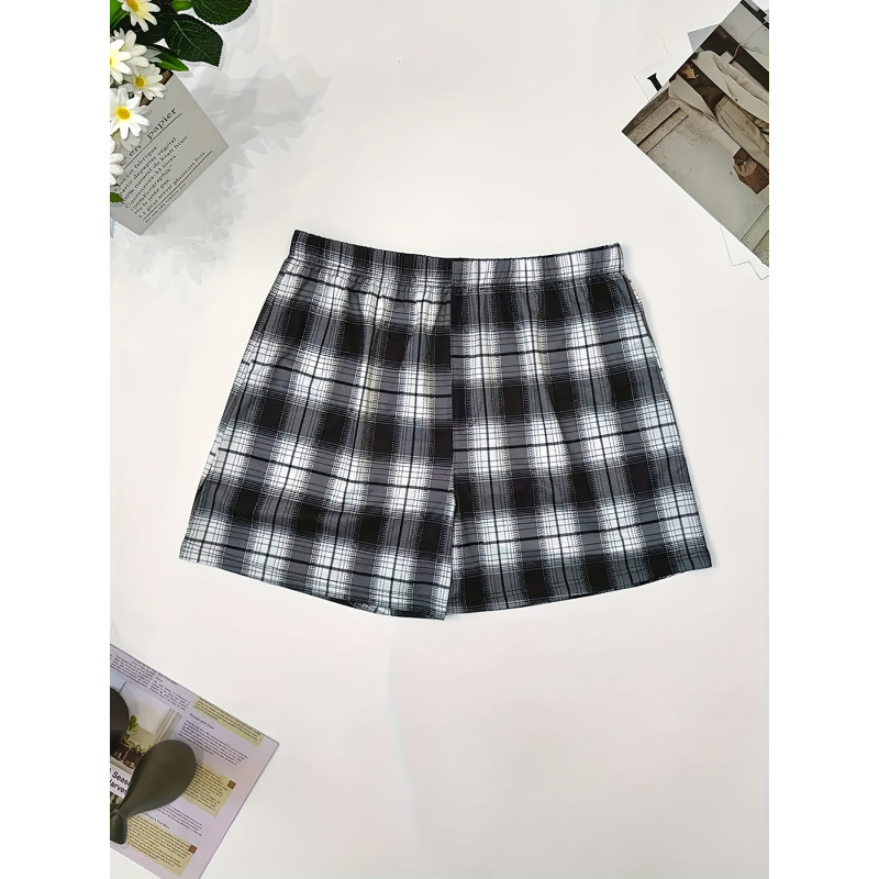 Férfi kockás boxer — Fő anyag: 100% akril, ágyékbélés 100% pamut, alacsony derekú, anyag: Mitsubishi Meiyabi Bi, tavasz