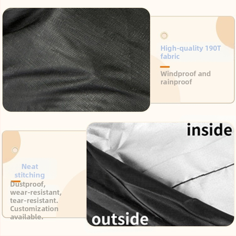 Покривало за зимно превозно средство – 190T, анти-UV, водоустойчиво и прахоустойчиво, персонализирана обработка