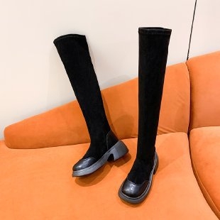 Zābaki ar pomponiem, etniska stila, mākslīgās PU ādas augšdaļa, augsts potīšu augstums, pūkaina iekšējā odere