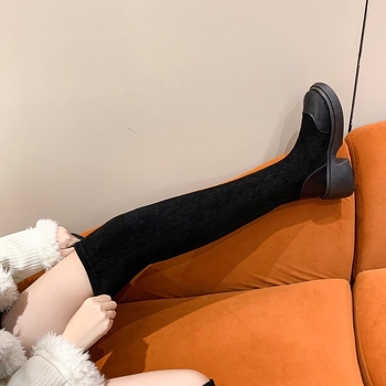 Zābaki ar pomponiem, etniska stila, mākslīgās PU ādas augšdaļa, augsts potīšu augstums, pūkaina iekšējā odere