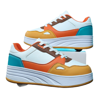 LC135 Unisex Αποσπώμενα Inline Παπούτσια Υψηλής Ταχύτητας με PU Ροδάκια