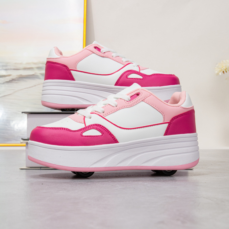 LC135 Unisex Αποσπώμενα Inline Παπούτσια Υψηλής Ταχύτητας με PU Ροδάκια