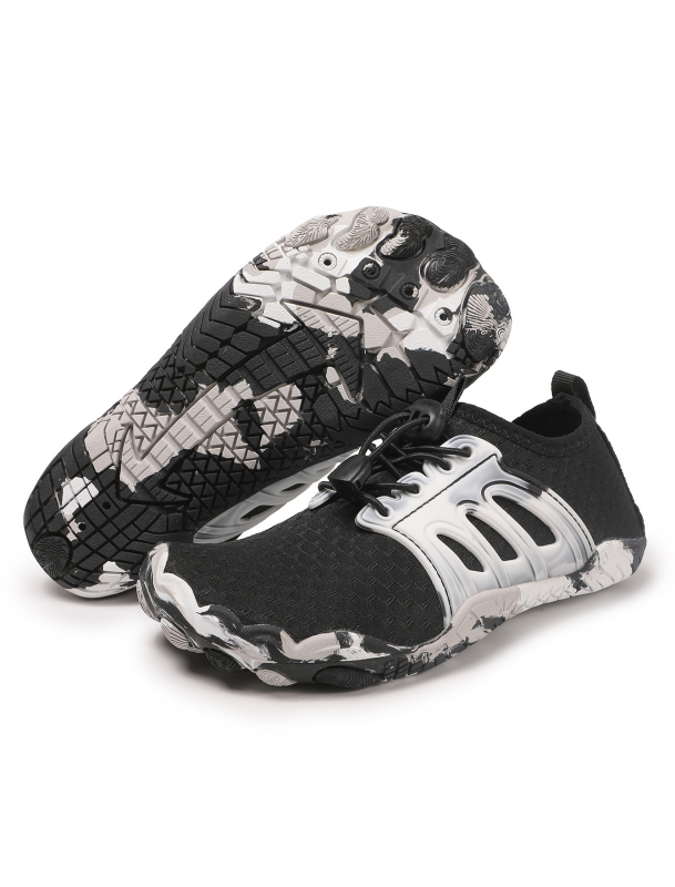 Bērnu upes pārgājienu kurpes, universālas, tīkla augšdaļa, gumijas zole, ātri žūst, elpojošas, pretslīdēšana