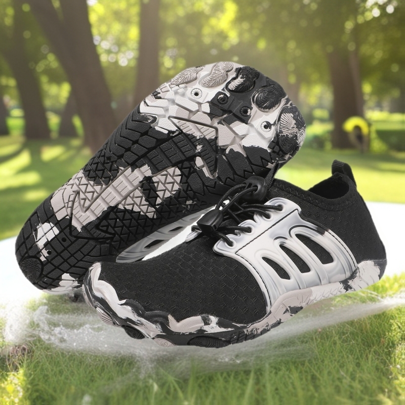 Bērnu upes pārgājienu kurpes, universālas, tīkla augšdaļa, gumijas zole, ātri žūst, elpojošas, pretslīdēšana