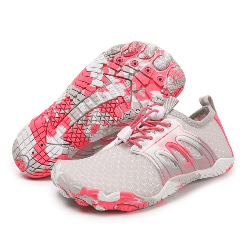 Bērnu upes pārgājienu kurpes, universālas, tīkla augšdaļa, gumijas zole, ātri žūst, elpojošas, pretslīdēšana