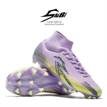 Augstas kurpes futbolam ar elpojošu tehnoloģiju, antislīdējoša zole, triecienu absorcija, tīmekļa odere iekšpusē.