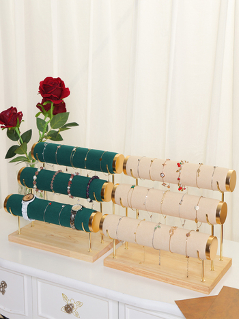 Ράφι προβολής κοσμημάτων για βραχιόλια, ρολόγια και κολιέ – βάση αποθήκευσης (Προέλευση: Jinhua)