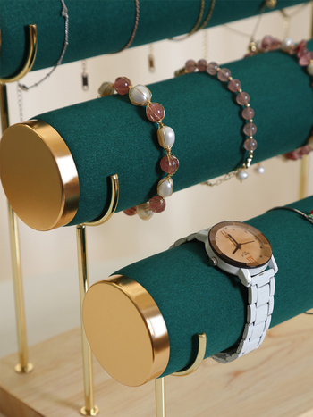 Ράφι προβολής κοσμημάτων για βραχιόλια, ρολόγια και κολιέ – βάση αποθήκευσης (Προέλευση: Jinhua)