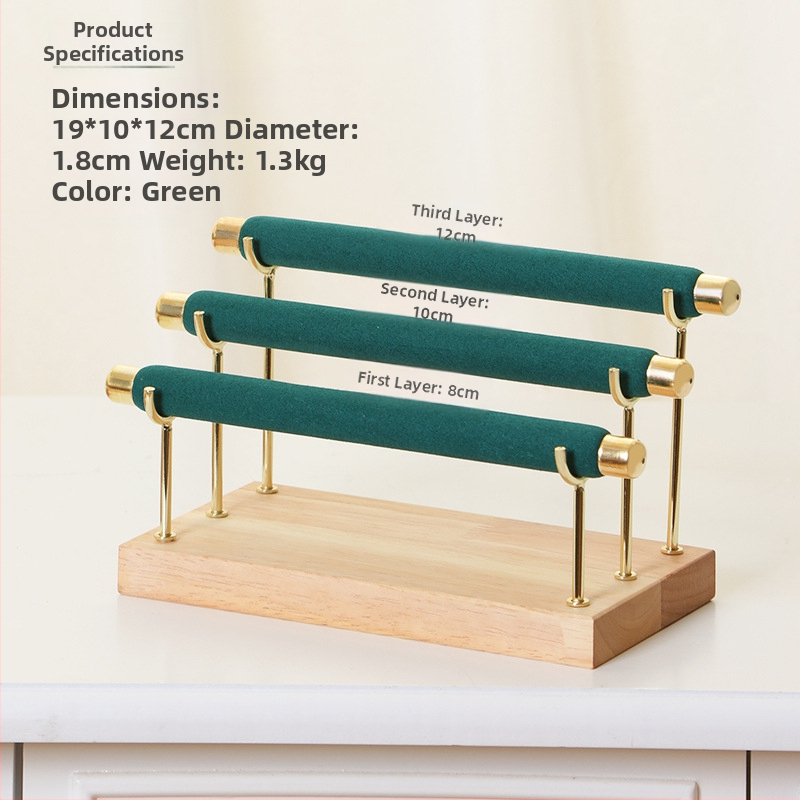 Ράφι προβολής κοσμημάτων για βραχιόλια, ρολόγια και κολιέ – βάση αποθήκευσης (Προέλευση: Jinhua)