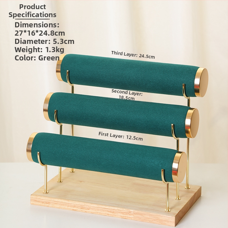 Ράφι προβολής κοσμημάτων για βραχιόλια, ρολόγια και κολιέ – βάση αποθήκευσης (Προέλευση: Jinhua)