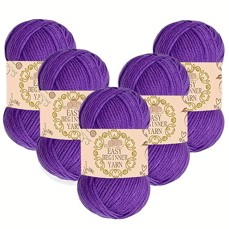 Loptice od mliječne pamučne pređe, 4-slojna, nježno češljane, za ručno kukičanje i DIY igrice