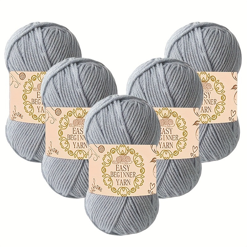 Loptice od mliječne pamučne pređe, 4-slojna, nježno češljane, za ručno kukičanje i DIY igrice