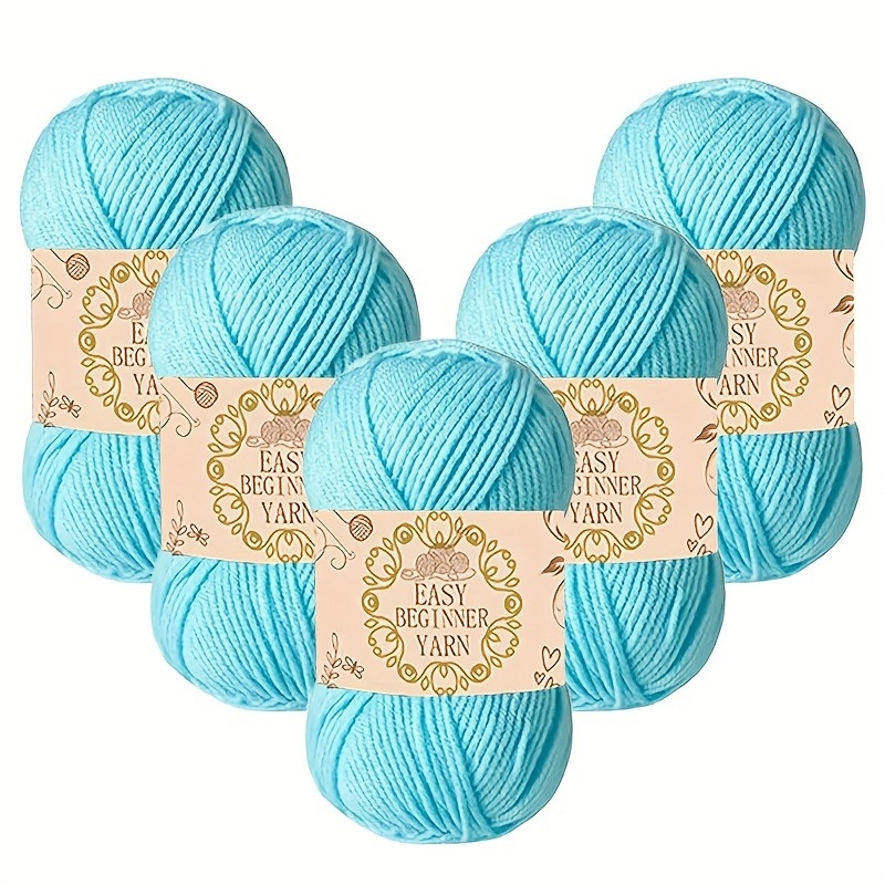 Loptice od mliječne pamučne pređe, 4-slojna, nježno češljane, za ručno kukičanje i DIY igrice