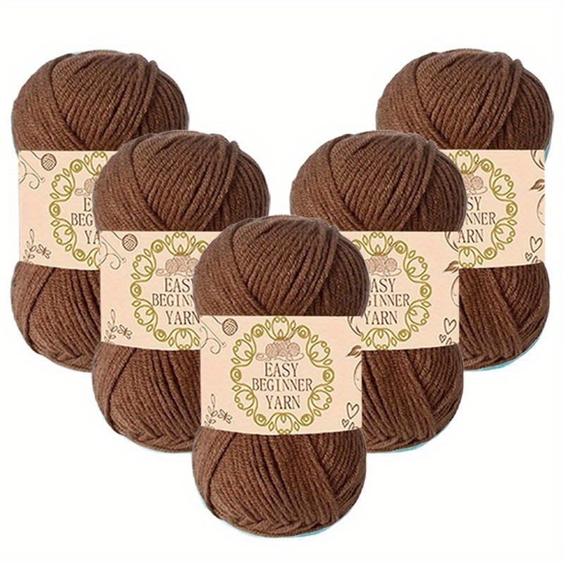 Loptice od mliječne pamučne pređe, 4-slojna, nježno češljane, za ručno kukičanje i DIY igrice