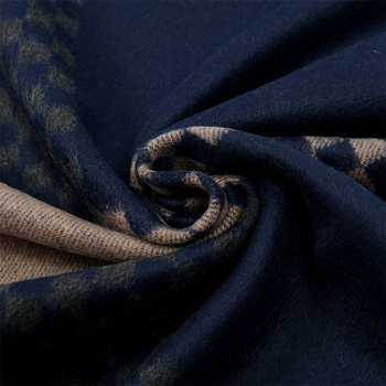 100% poliesteres šalle ar jacquard rakstu, korejiešu stila, warp-knit audums, visu sezonu siltums