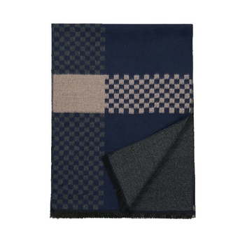 100% poliesteres šalle ar jacquard rakstu, korejiešu stila, warp-knit audums, visu sezonu siltums