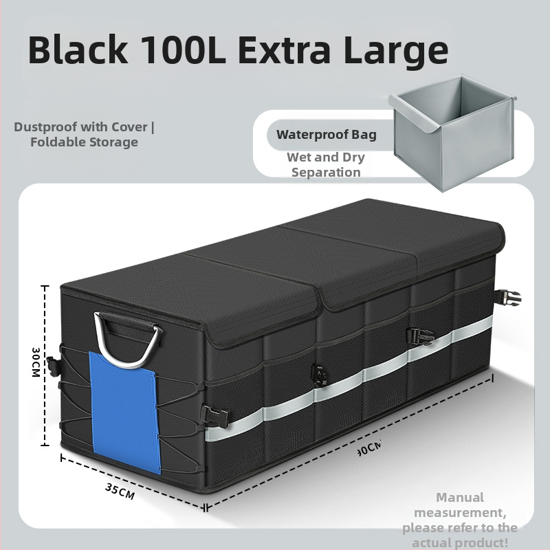 Automašīnas uzglabāšanas kaste no auduma, ūdensnecaurlaidīga, universāla, uz paneļa