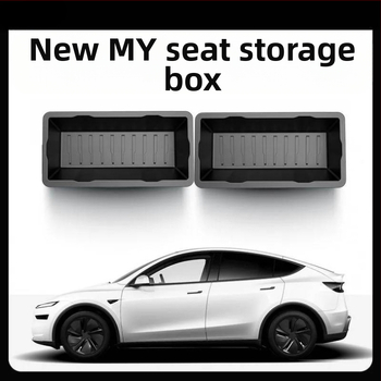 Sēdekļa apakšas uzglabāšanas kastīte ar izvilkšanas mehānisma atjaunotajam Tesla Model Y – iekšējais aksesuārs, plastmasa, pielāgojama, logotipa drukāšana iespējama, preces kods 30ZH8394492307