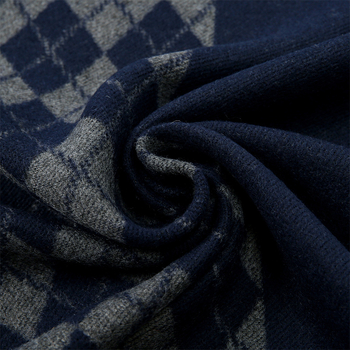 Vīriešu rakstaina šalle no poliesteru, warp-knitted, silta, aizsardzība pret sauli un putekļiem, visiem gadalaikiem, Jacquard audums