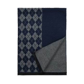 Vīriešu rakstaina šalle no poliesteru, warp-knitted, silta, aizsardzība pret sauli un putekļiem, visiem gadalaikiem, Jacquard audums