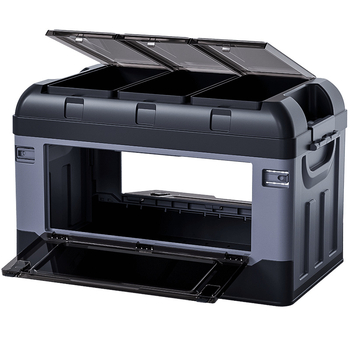 Κουτί αποθήκευσης πορτμπαγκάζ - Αναδιπλούμενο, πλευρική πόρτα, Δερμάτινο, Ευρέως συμβατό