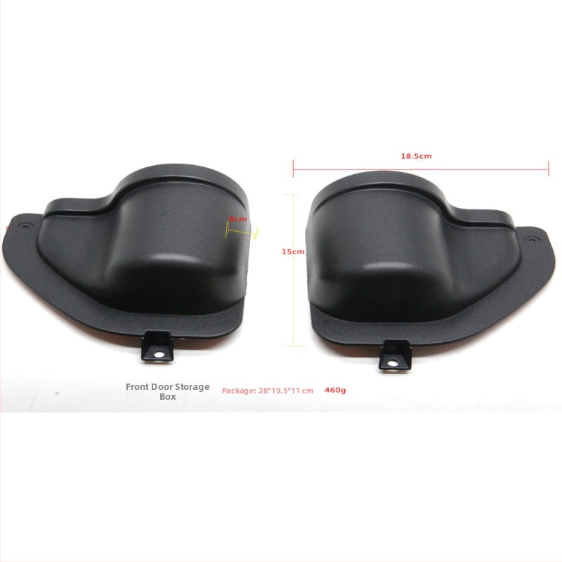 Кутия за съхранение на автомобилни врати за Jeep Wrangler JL 4-дверен (2011–2017), пластмасова, водоустойчива, монтаж по врата